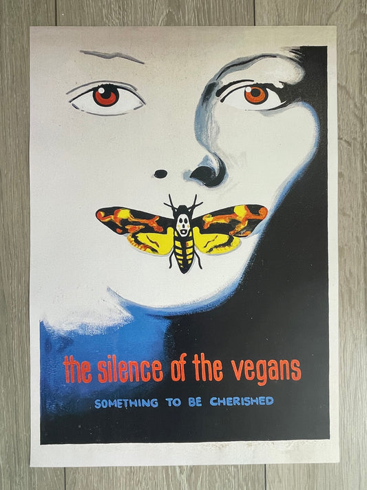 Silence of the Vegans Print on 200g Paper (signed with message)