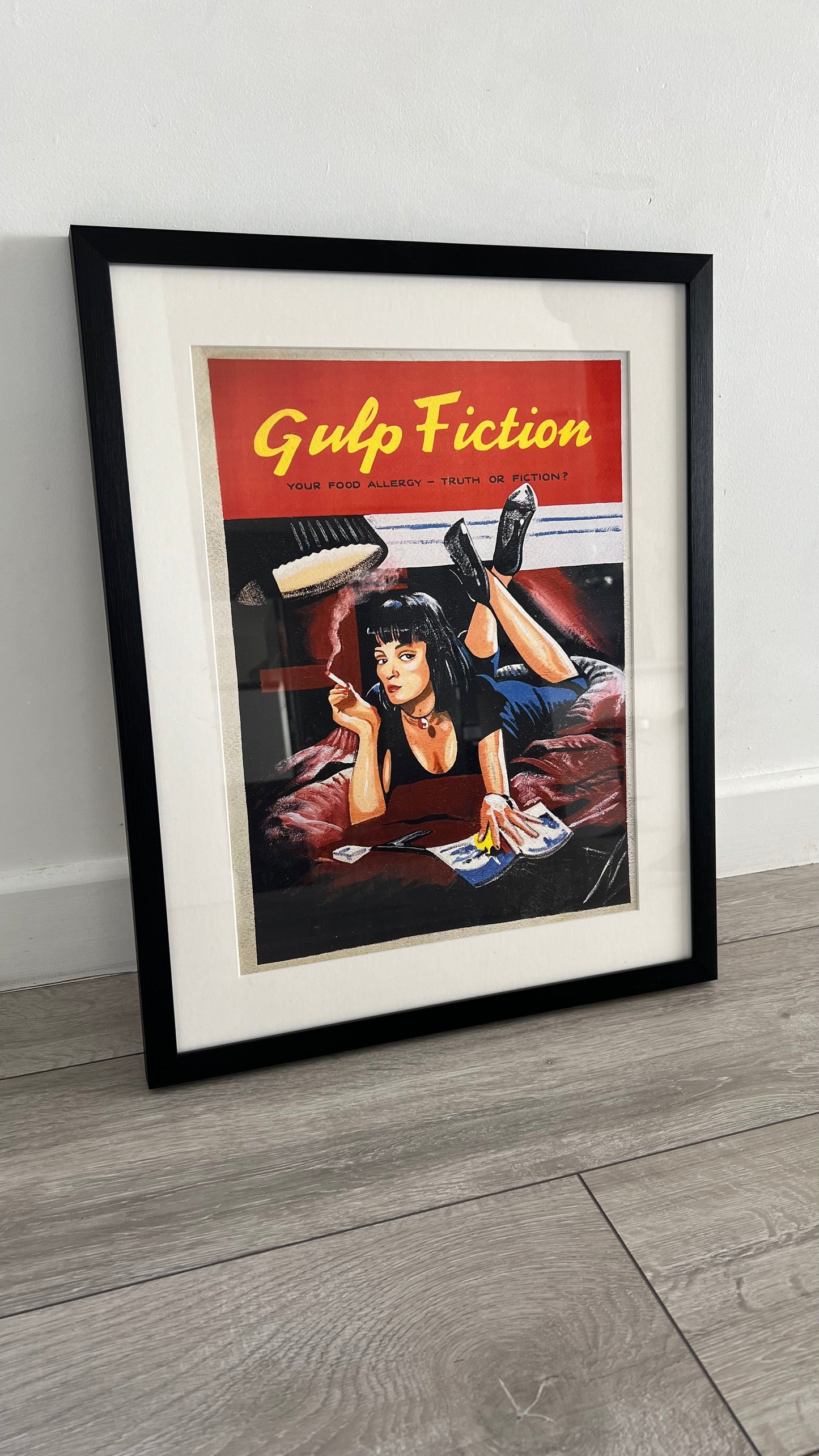 Gulp Fiction Framed Print (Limited Edition)